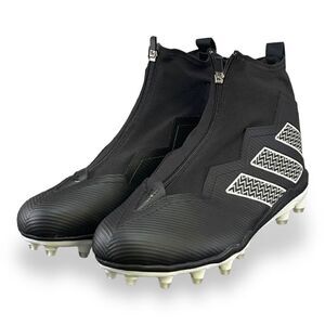 Adidas Nasty 2.0 Texas A&M Aggies Team Football Cleats Black Mens size 11 HQ6406